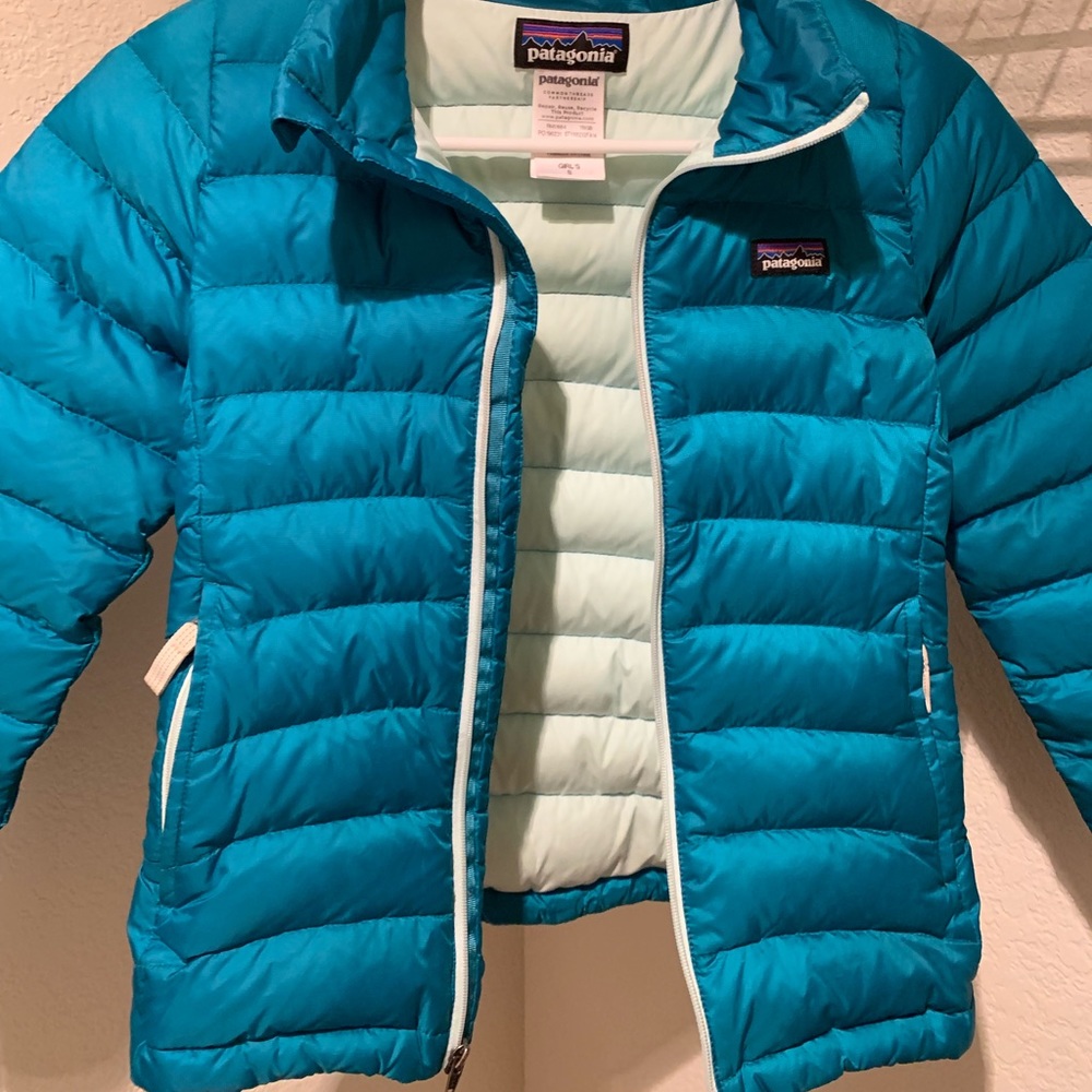 Girls Patagonia down jacket